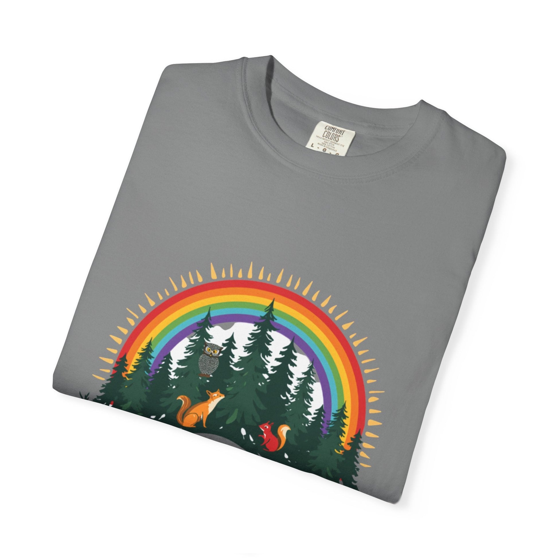 "Geo Rocks The 'Tism" Forest Design Garment - Dyed T-Shirt | Comfort Colors | 9 Colors, S–4XL - Geo Rocks The 'Tism