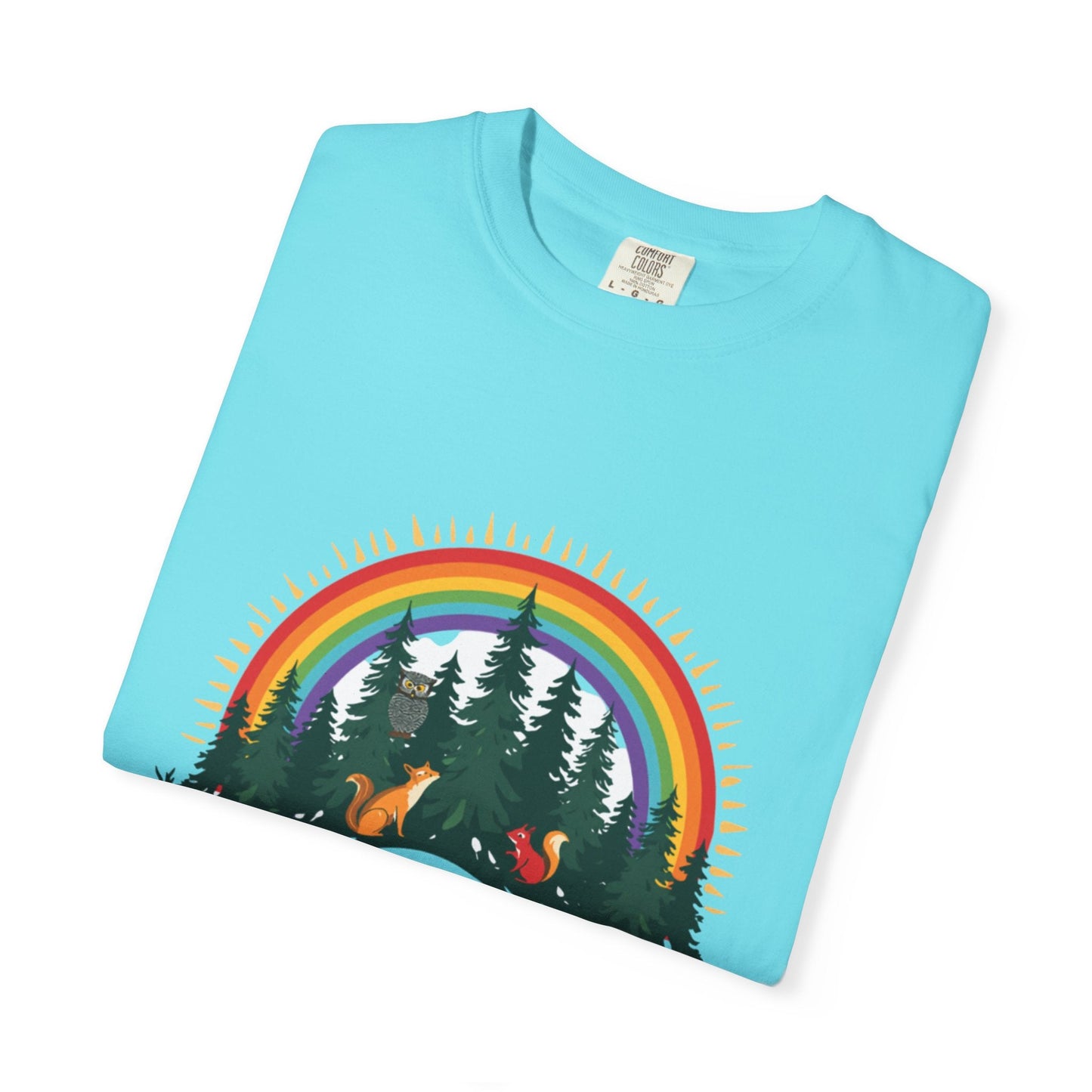 "Geo Rocks The 'Tism" Forest Design Garment - Dyed T-Shirt | Comfort Colors | 9 Colors, S–4XL - Geo Rocks The 'Tism