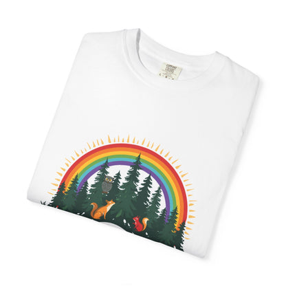 "Geo Rocks The 'Tism" Forest Design Garment - Dyed T-Shirt | Comfort Colors | 9 Colors, S–4XL - Geo Rocks The 'Tism