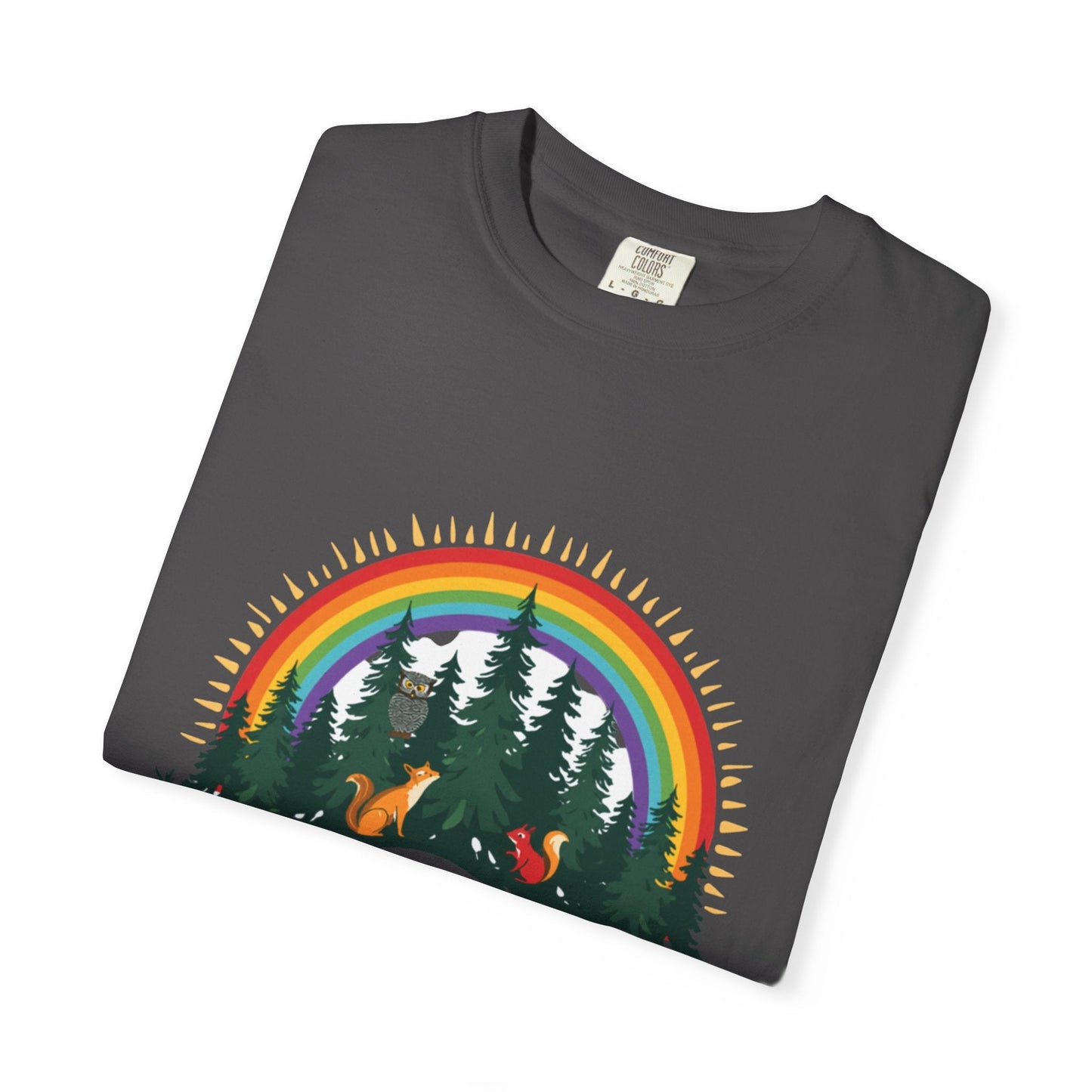 "Geo Rocks The 'Tism" Forest Design Garment - Dyed T-Shirt | Comfort Colors | 9 Colors, S–4XL - Geo Rocks The 'Tism