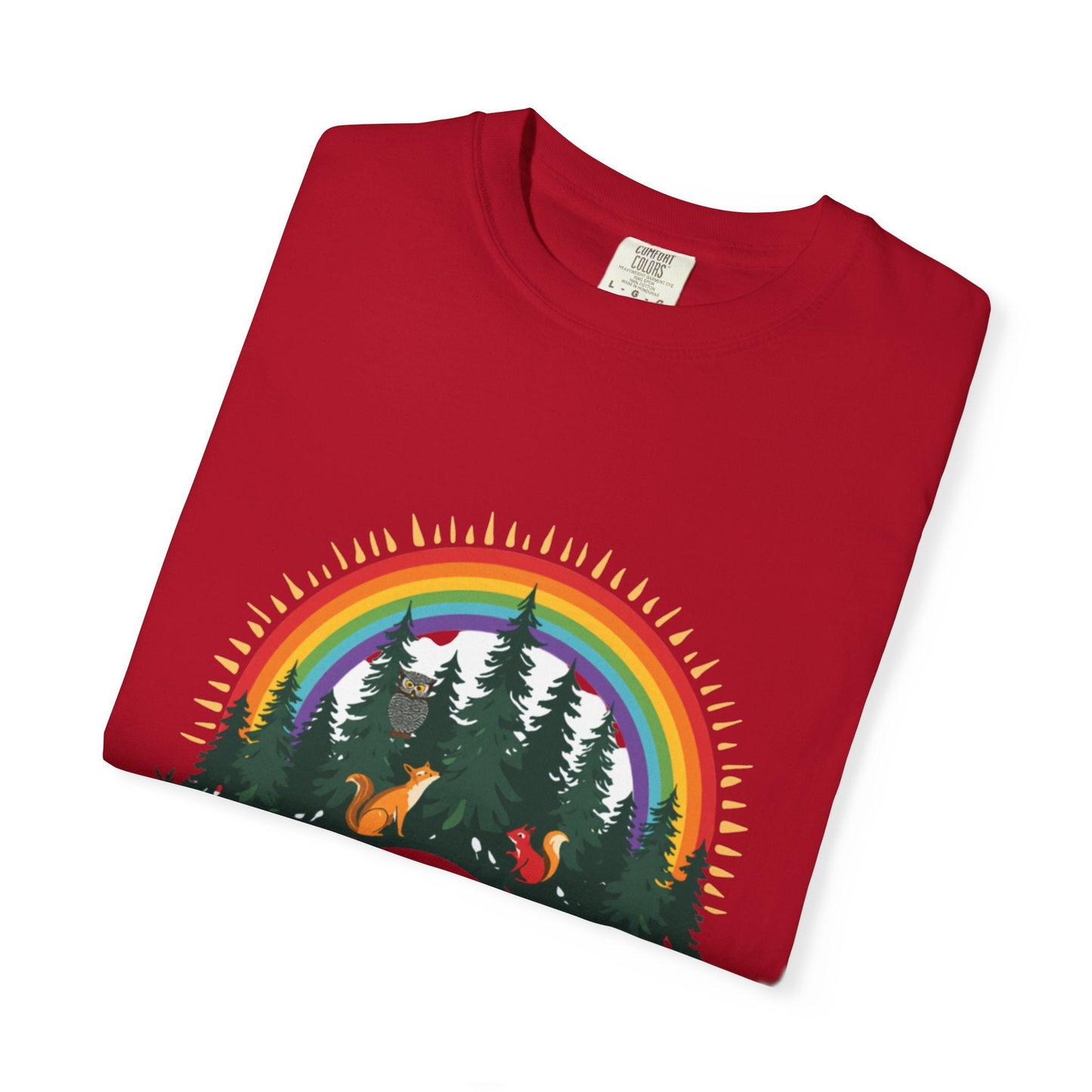 "Geo Rocks The 'Tism" Forest Design Garment - Dyed T-Shirt | Comfort Colors | 9 Colors, S–4XL - Geo Rocks The 'Tism