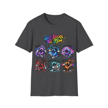Geo Rocks The 'Tism Teen Geode Educational Tee - Geo Rocks The 'Tism
