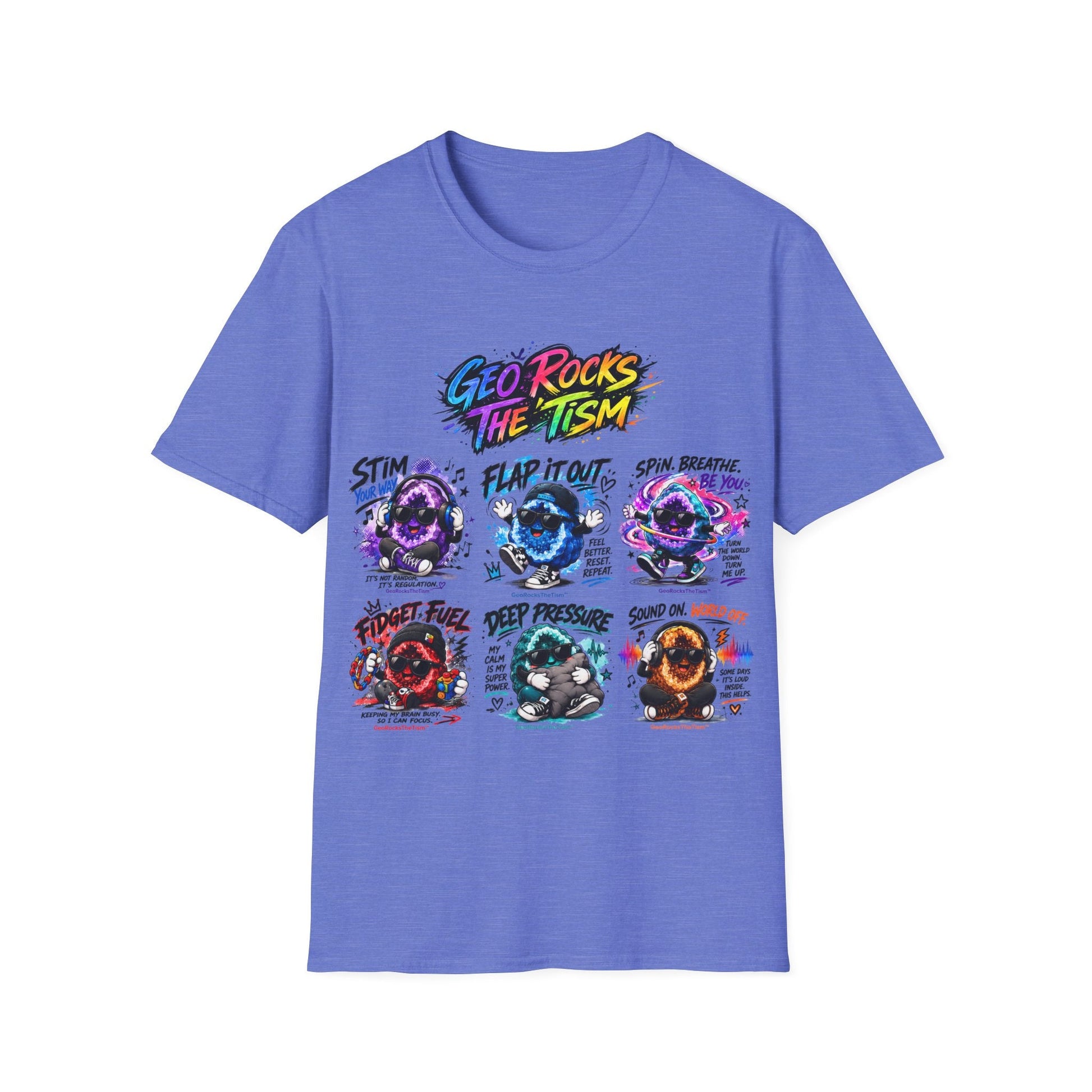 Geo Rocks The 'Tism Teen Geode Educational Tee - Geo Rocks The 'Tism