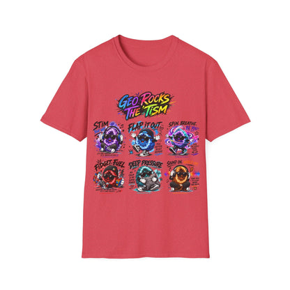 Geo Rocks The 'Tism Teen Geode Educational Tee - Geo Rocks The 'Tism
