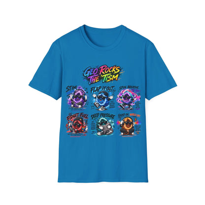 Geo Rocks The 'Tism Teen Geode Educational Tee - Geo Rocks The 'Tism