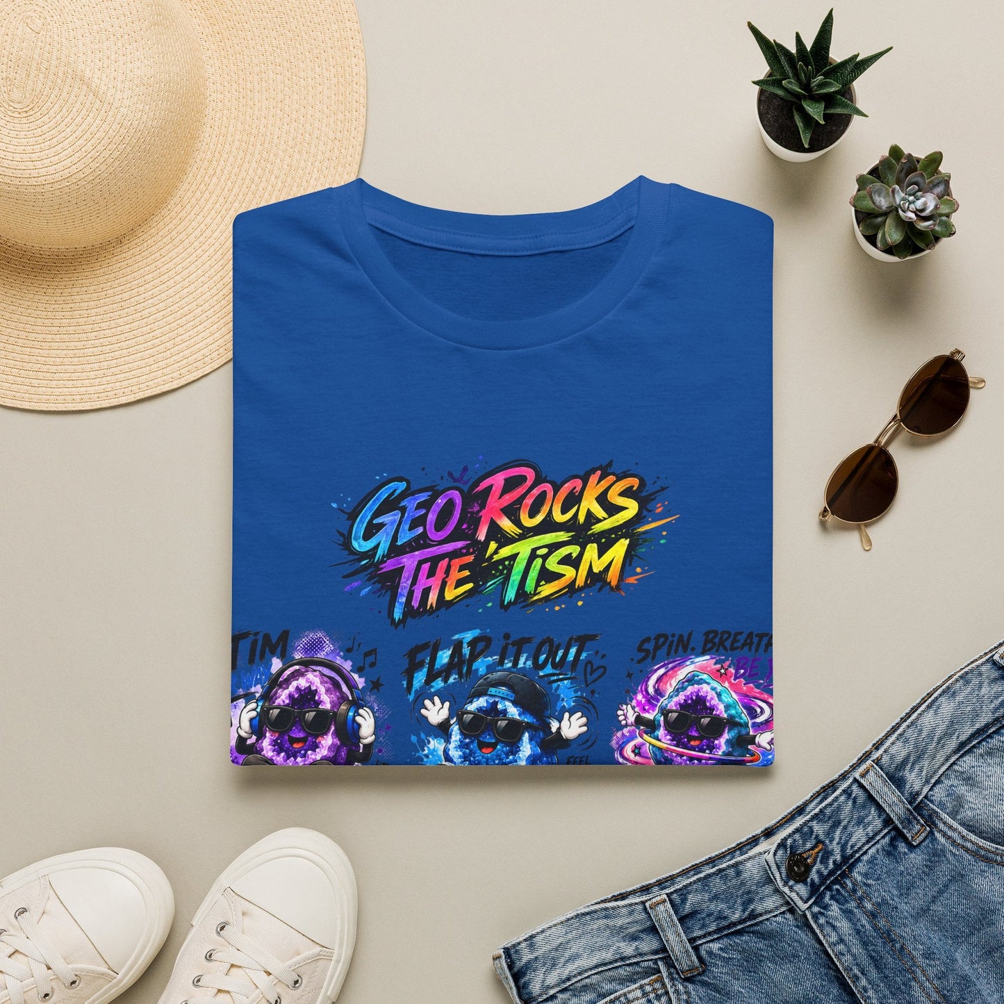 Geo Rocks The 'Tism Teen Geode Educational Tee - Geo Rocks The 'Tism