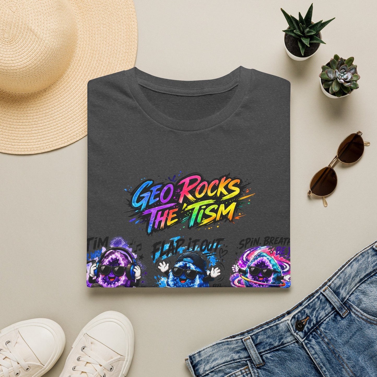 Geo Rocks The 'Tism Teen Geode Educational Tee - Geo Rocks The 'Tism
