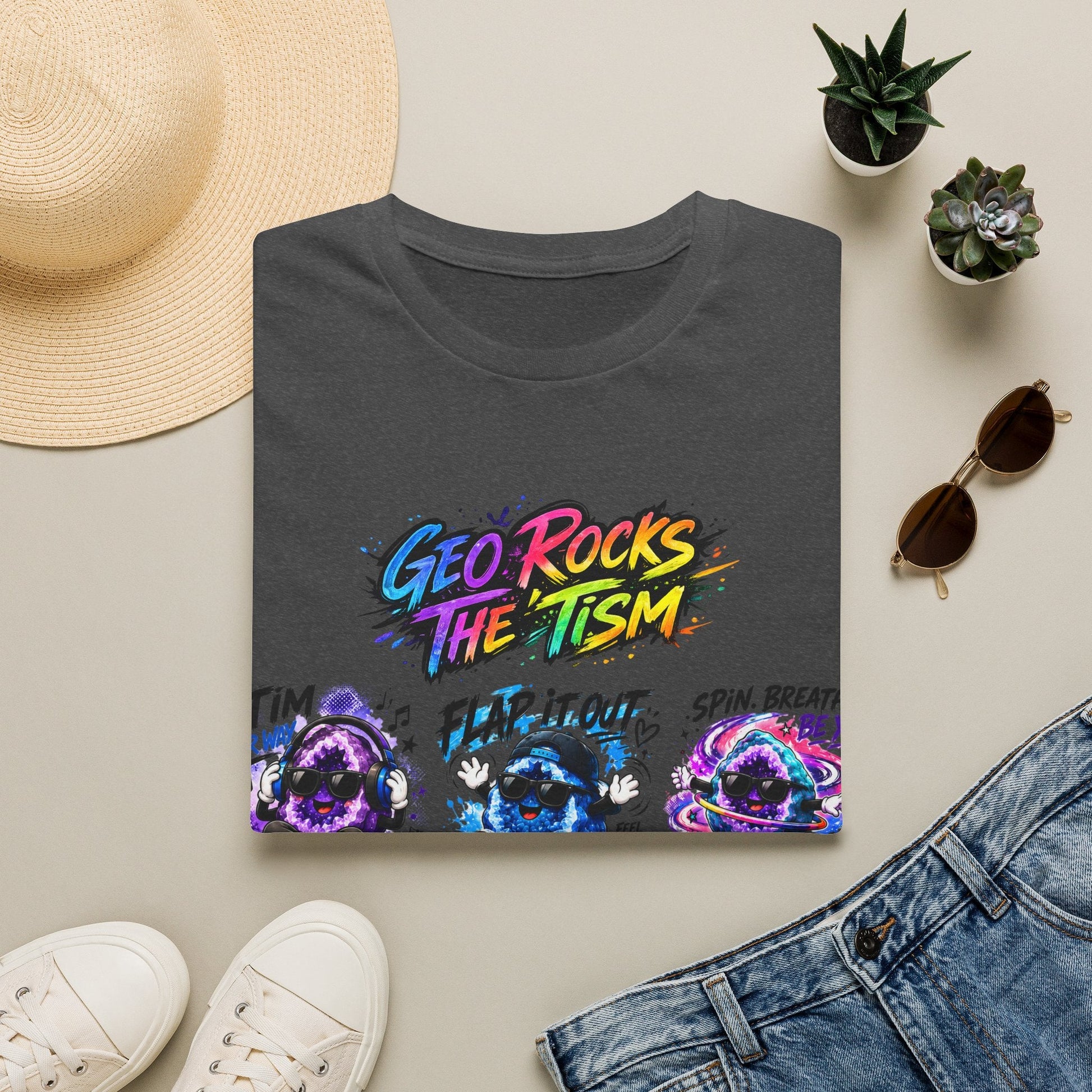 Geo Rocks The 'Tism Teen Geode Educational Tee - Geo Rocks The 'Tism