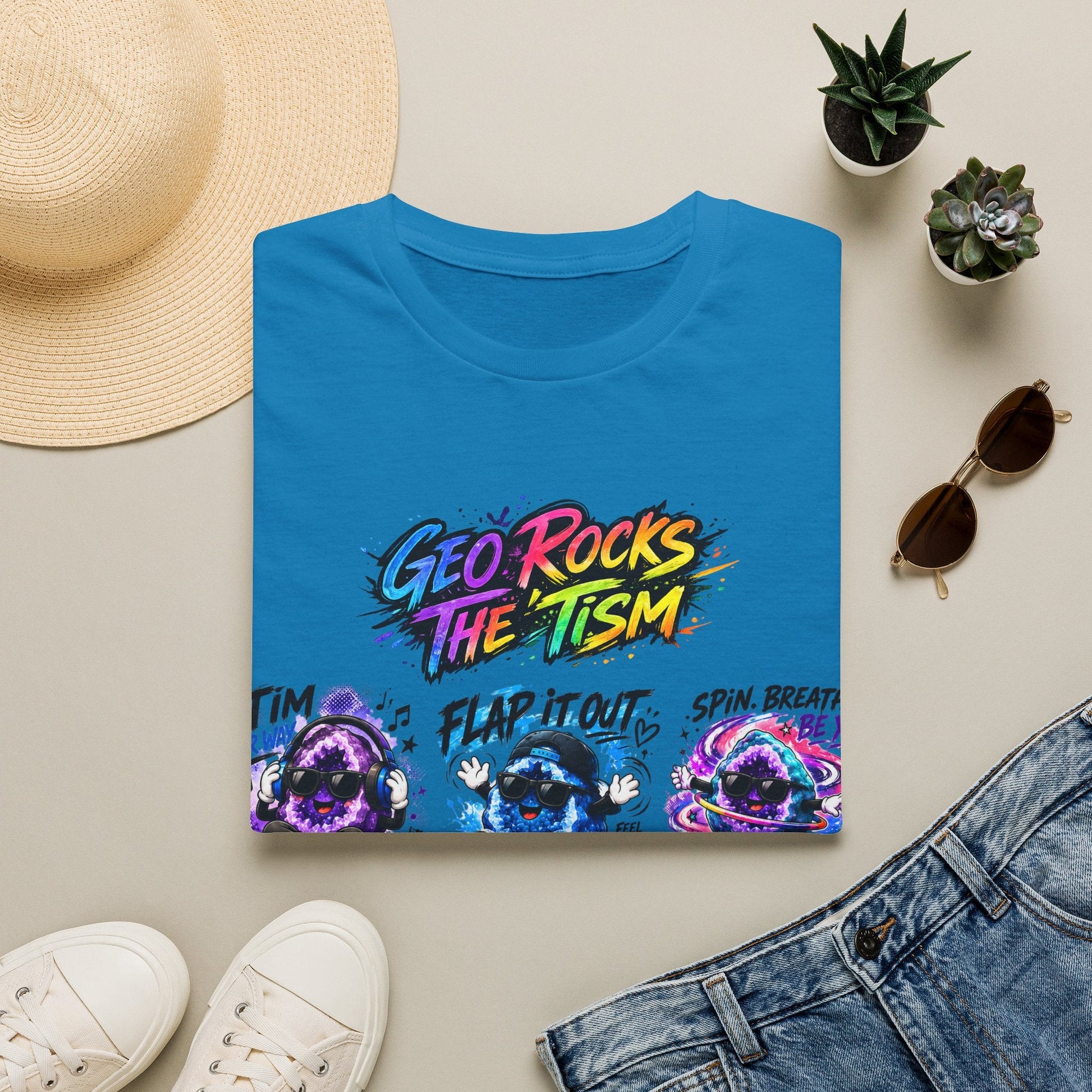 Geo Rocks The 'Tism Teen Geode Educational Tee - Geo Rocks The 'Tism