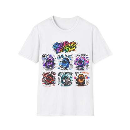 Geo Rocks The 'Tism Teen Geode Educational Tee - Geo Rocks The 'Tism