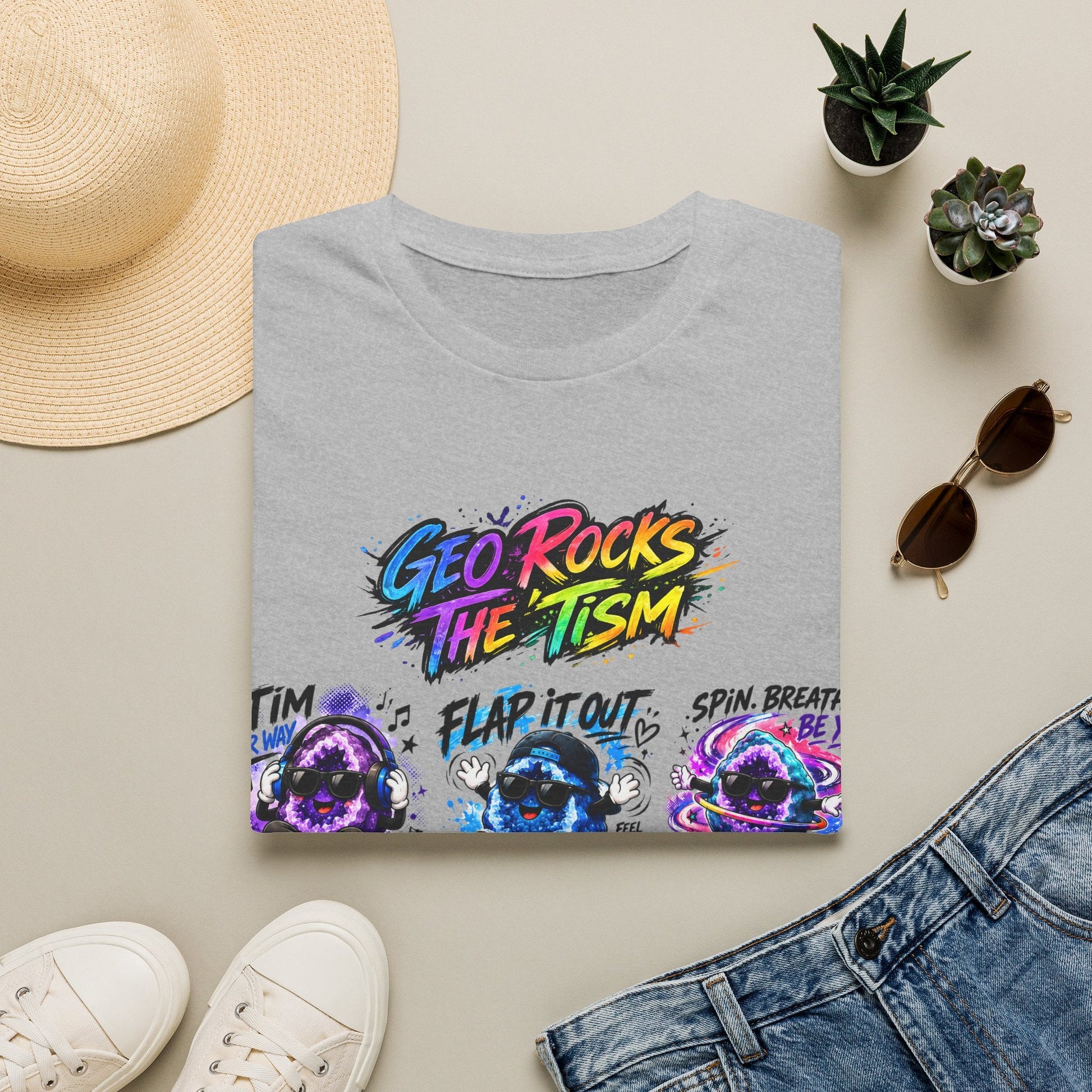 Geo Rocks The 'Tism Teen Geode Educational Tee - Geo Rocks The 'Tism