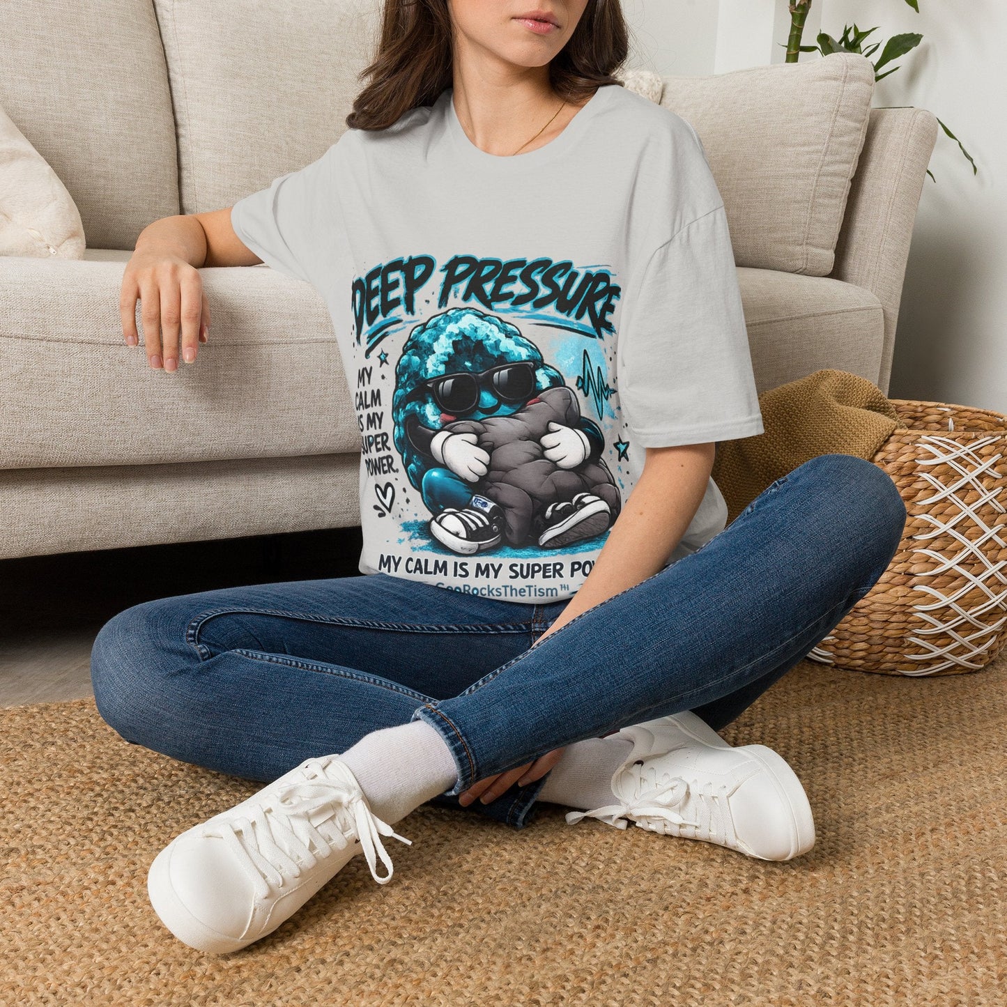Geo Rocks the 'Tism Teen Stimming Geode "Calming Sensory Hug" Tee - Geo Rocks The 'Tism