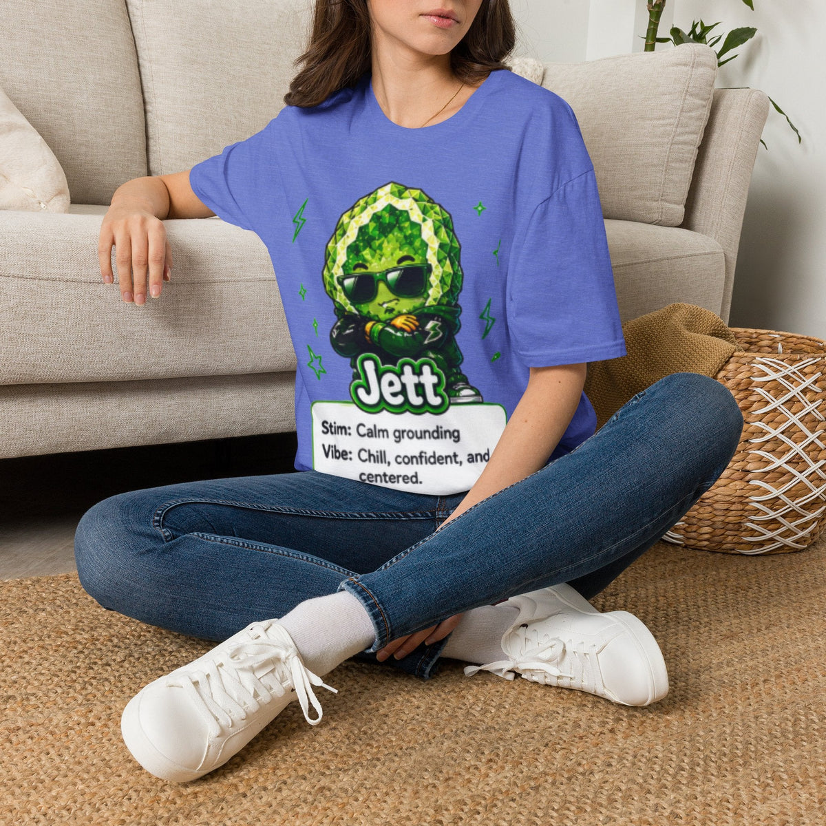 Geo Rocks the 'Tism Teen Stimming Geode "Calming Sensory Hug" Tee - Geo Rocks The 'Tism