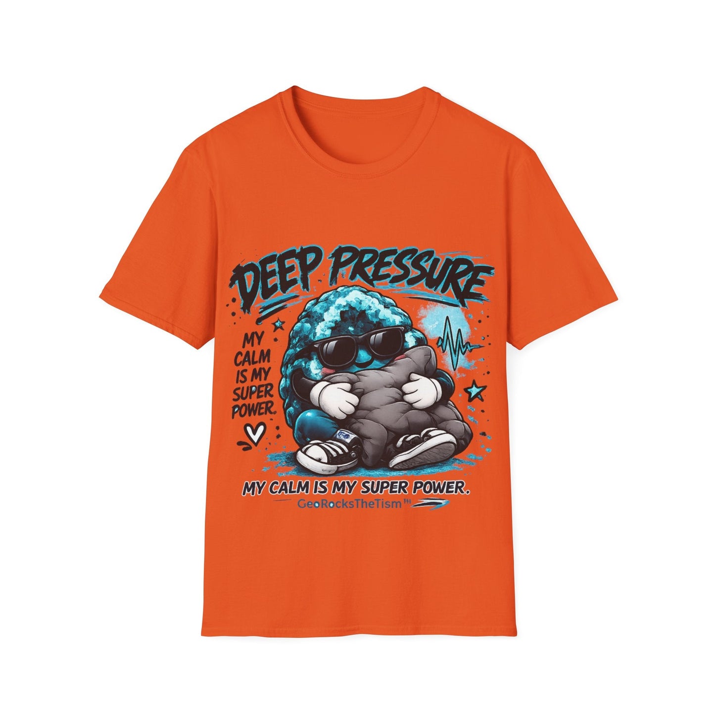Geo Rocks the 'Tism Teen Stimming Geode "Calming Sensory Hug" Tee - Geo Rocks The 'Tism