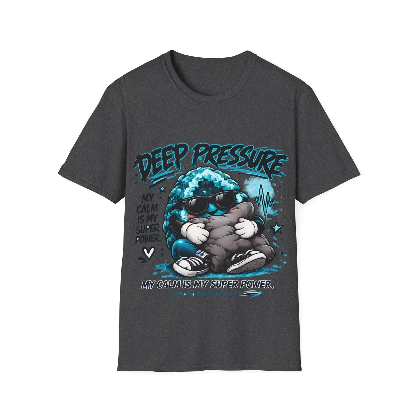 Geo Rocks the 'Tism Teen Stimming Geode "Calming Sensory Hug" Tee - Geo Rocks The 'Tism