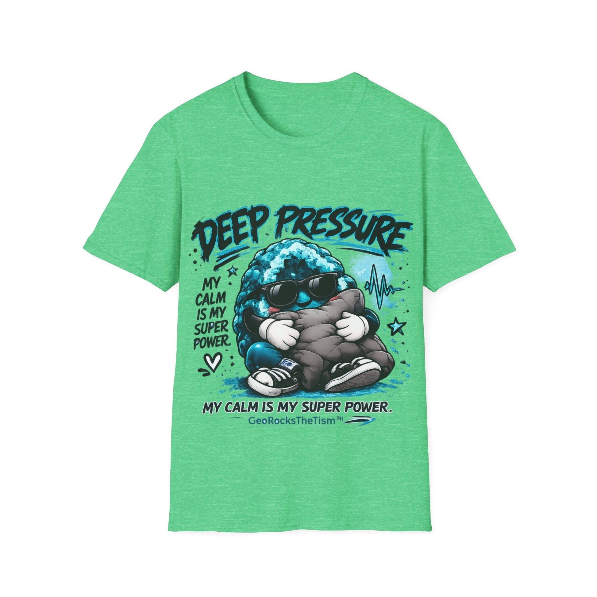 Geo Rocks the 'Tism Teen Stimming Geode "Calming Sensory Hug" Tee - Geo Rocks The 'Tism