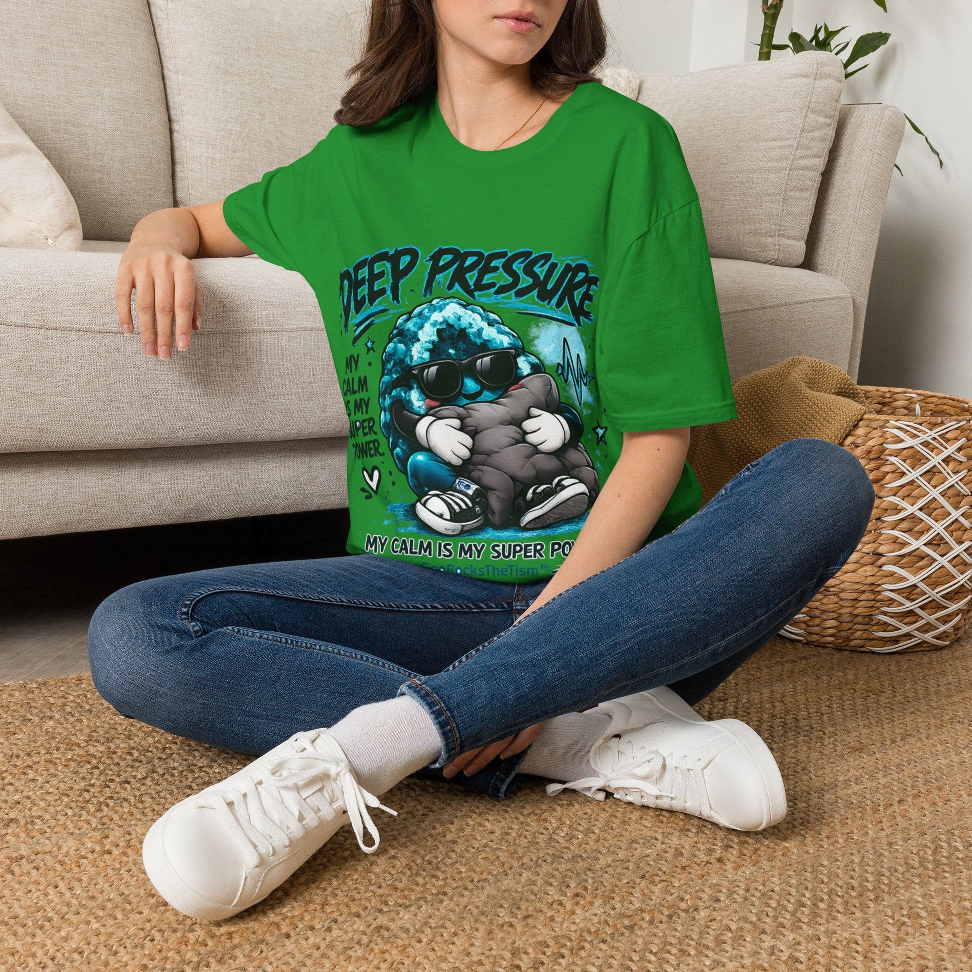 Geo Rocks the 'Tism Teen Stimming Geode "Calming Sensory Hug" Tee - Geo Rocks The 'Tism