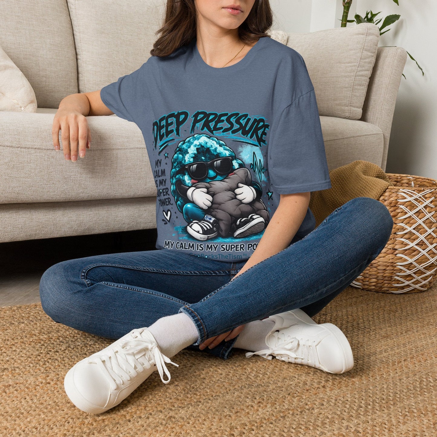 Geo Rocks the 'Tism Teen Stimming Geode "Calming Sensory Hug" Tee - Geo Rocks The 'Tism