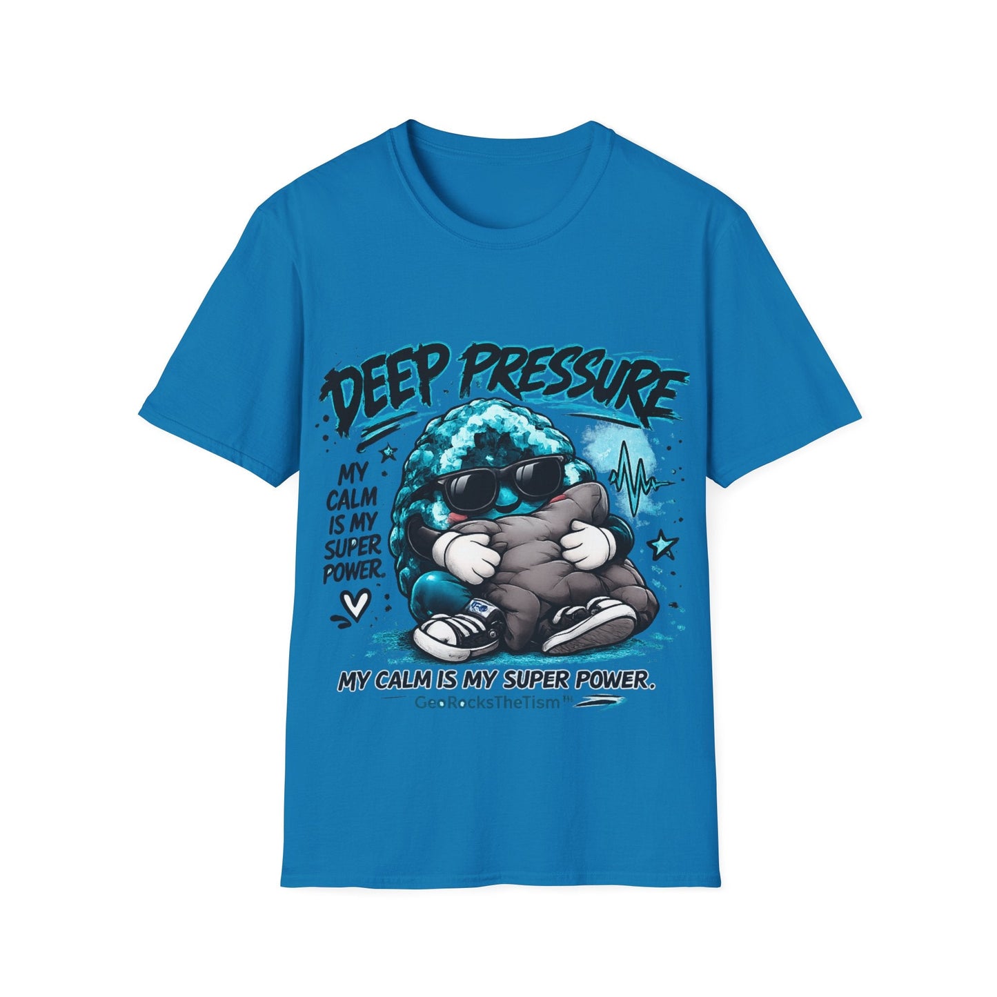 Geo Rocks the 'Tism Teen Stimming Geode "Calming Sensory Hug" Tee - Geo Rocks The 'Tism