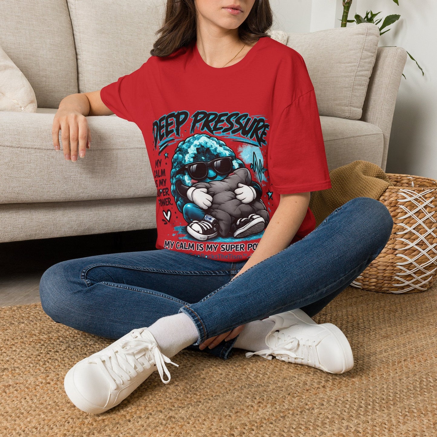 Geo Rocks the 'Tism Teen Stimming Geode "Calming Sensory Hug" Tee - Geo Rocks The 'Tism
