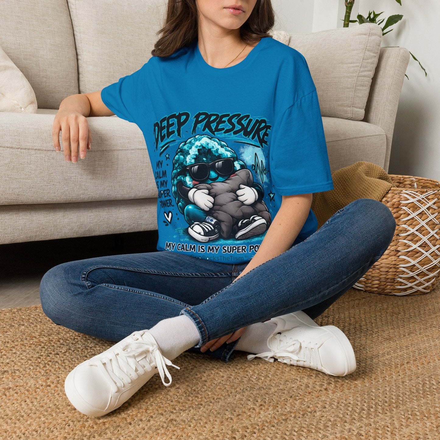 Geo Rocks the 'Tism Teen Stimming Geode "Calming Sensory Hug" Tee - Geo Rocks The 'Tism