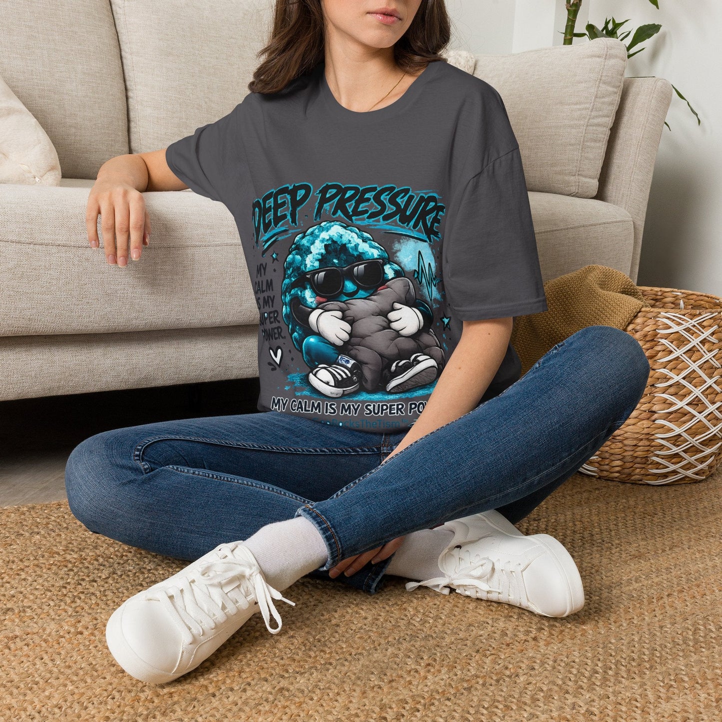 Geo Rocks the 'Tism Teen Stimming Geode "Calming Sensory Hug" Tee - Geo Rocks The 'Tism