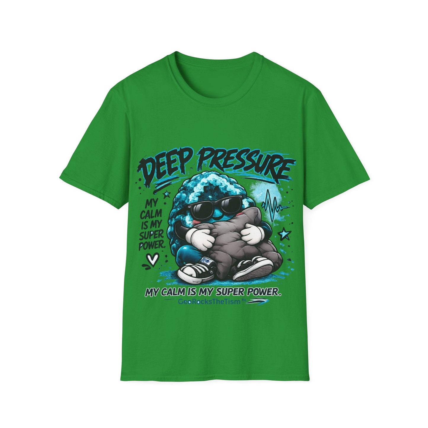 Geo Rocks the 'Tism Teen Stimming Geode "Calming Sensory Hug" Tee - Geo Rocks The 'Tism