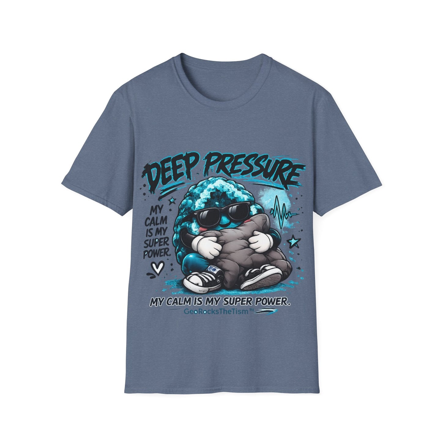 Geo Rocks the 'Tism Teen Stimming Geode "Calming Sensory Hug" Tee - Geo Rocks The 'Tism