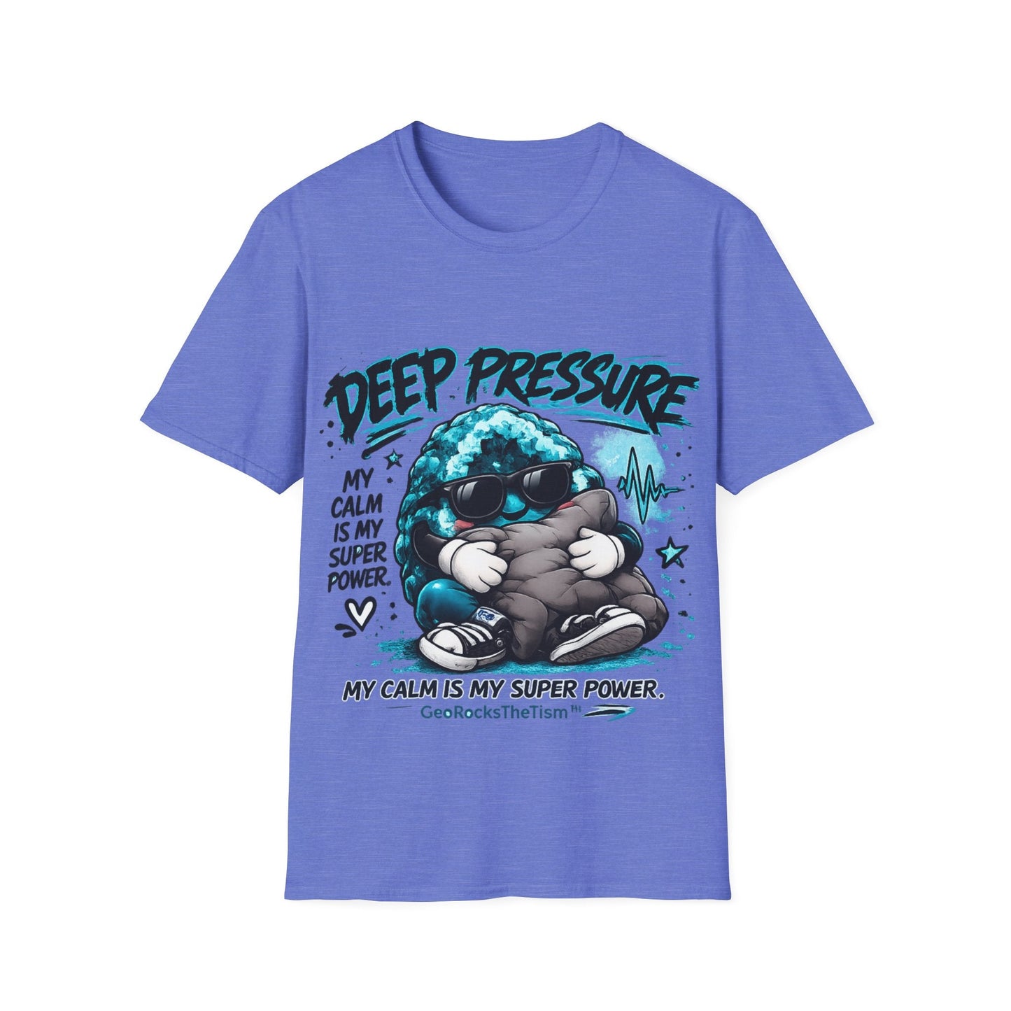Geo Rocks the 'Tism Teen Stimming Geode "Calming Sensory Hug" Tee - Geo Rocks The 'Tism