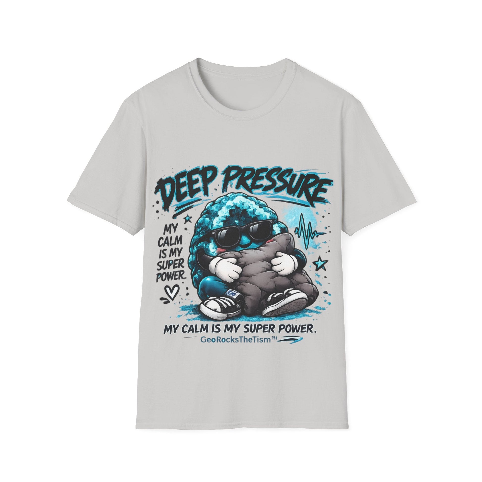 Geo Rocks the 'Tism Teen Stimming Geode "Calming Sensory Hug" Tee - Geo Rocks The 'Tism
