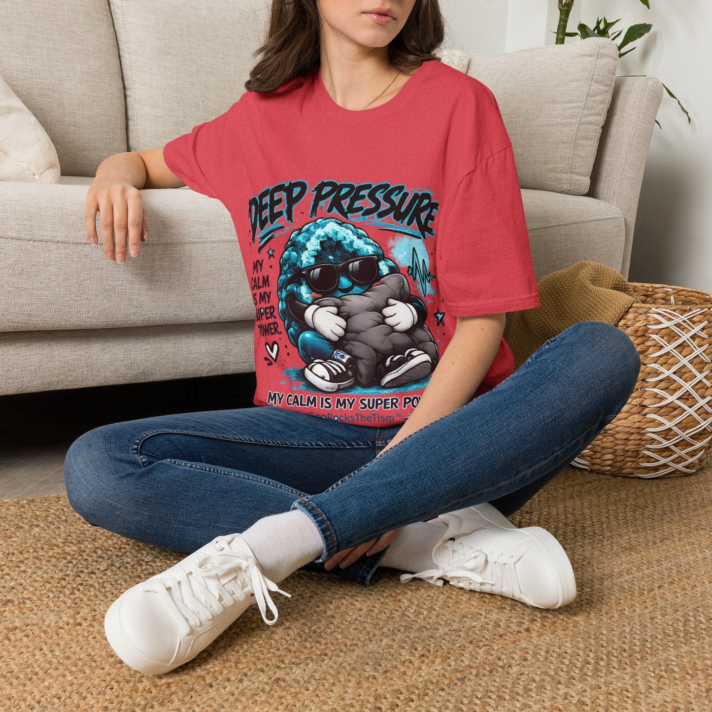 Geo Rocks the 'Tism Teen Stimming Geode "Calming Sensory Hug" Tee - Geo Rocks The 'Tism