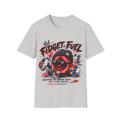 Geo Rocks the 'Tism Teen Stimming Geode "Fidget Fuel" Tee - Geo Rocks The 'Tism