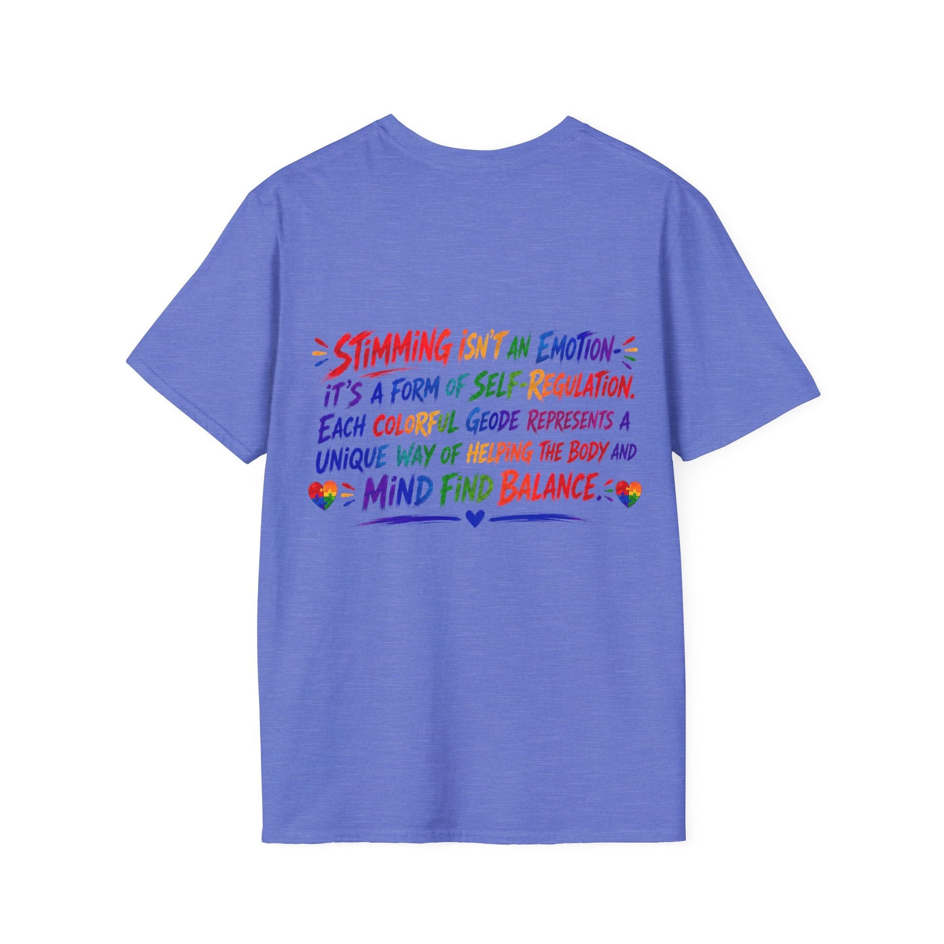 Geo Rocks the 'Tism Teen Stimming Geode "Fidget Fuel" Tee - Geo Rocks The 'Tism
