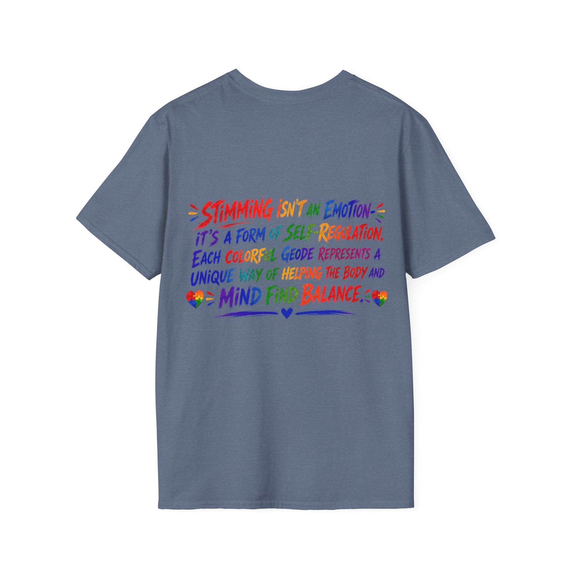 Geo Rocks the 'Tism Teen Stimming Geode "Fidget Fuel" Tee - Geo Rocks The 'Tism