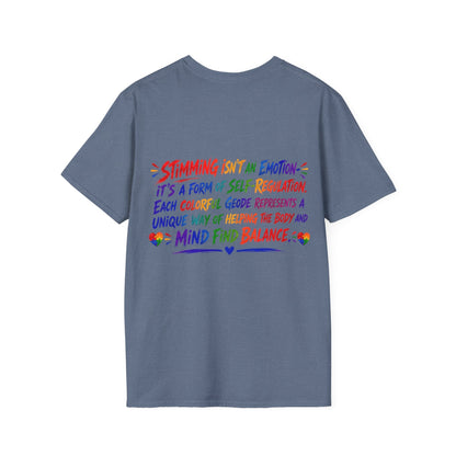 Geo Rocks the 'Tism Teen Stimming Geode "Fidget Fuel" Tee - Geo Rocks The 'Tism