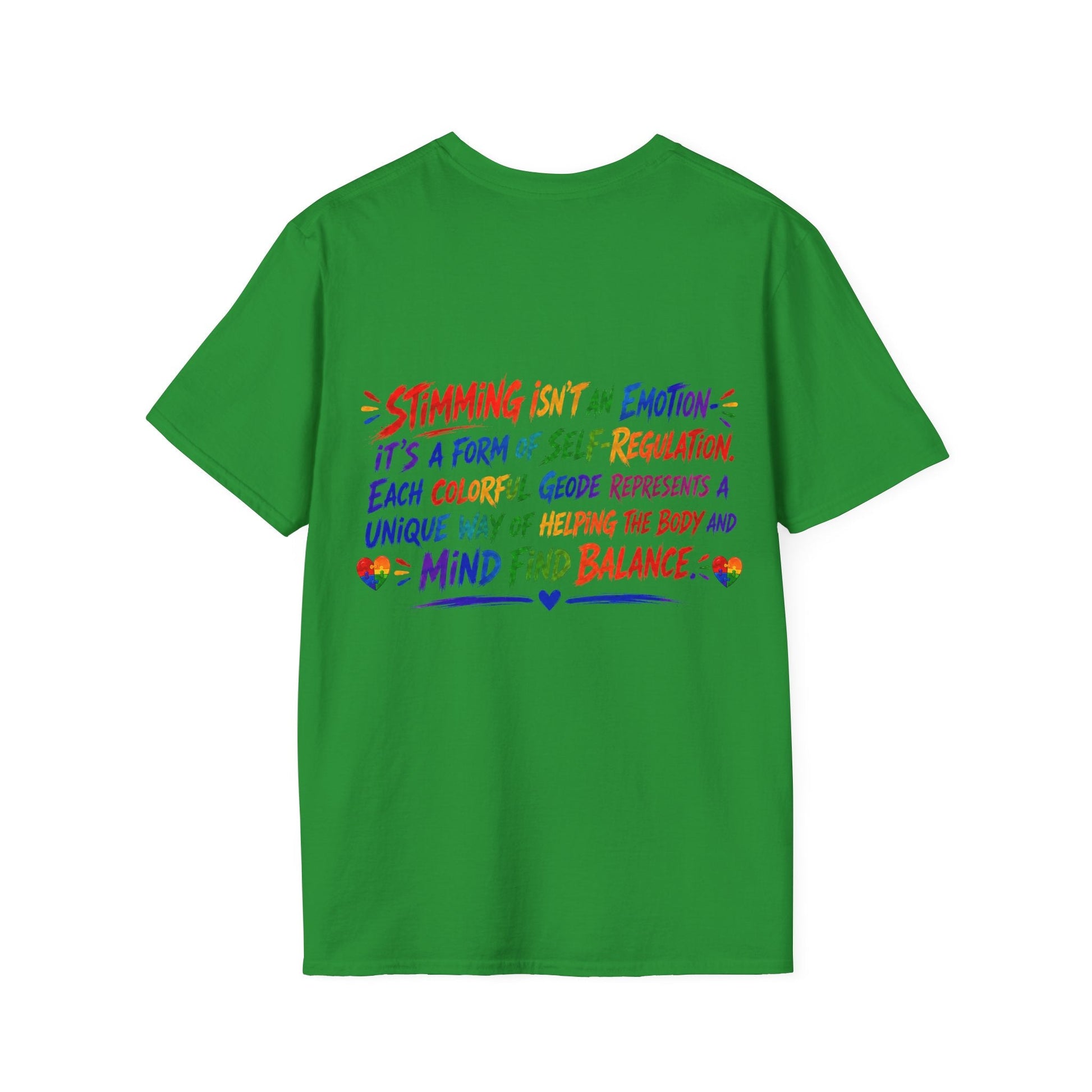 Geo Rocks the 'Tism Teen Stimming Geode "Fidget Fuel" Tee - Geo Rocks The 'Tism