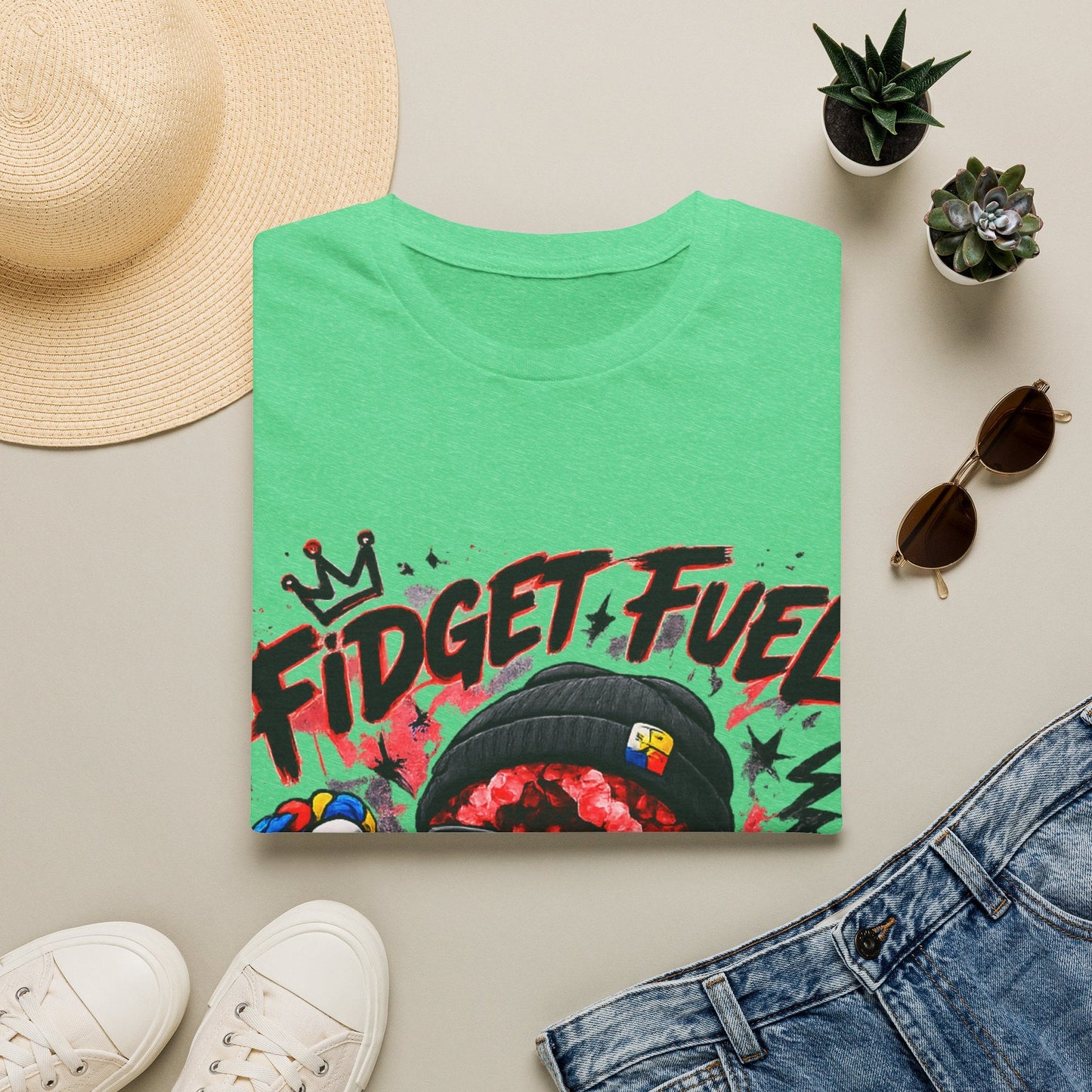 Geo Rocks the 'Tism Teen Stimming Geode "Fidget Fuel" Tee - Geo Rocks The 'Tism