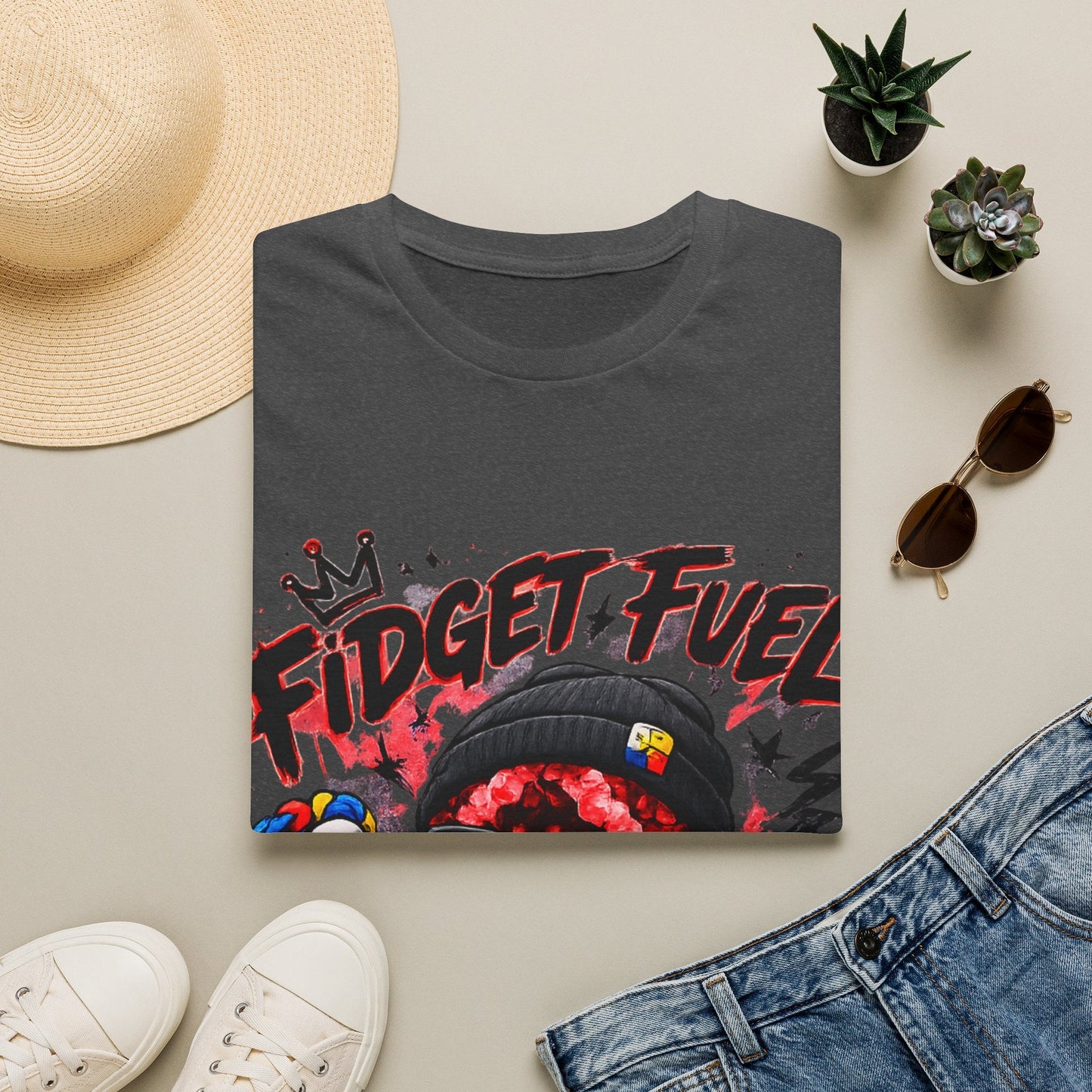 Geo Rocks the 'Tism Teen Stimming Geode "Fidget Fuel" Tee - Geo Rocks The 'Tism