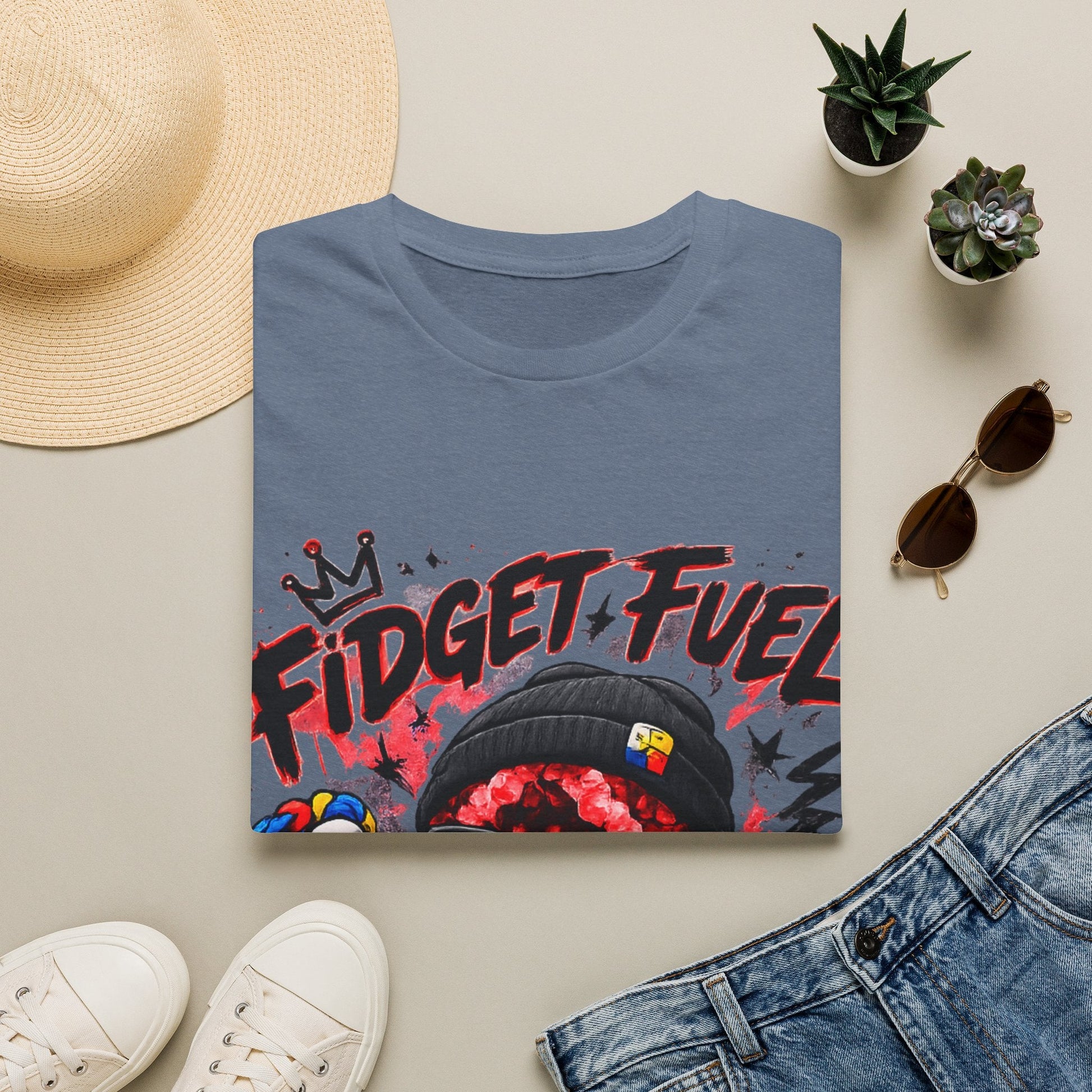 Geo Rocks the 'Tism Teen Stimming Geode "Fidget Fuel" Tee - Geo Rocks The 'Tism