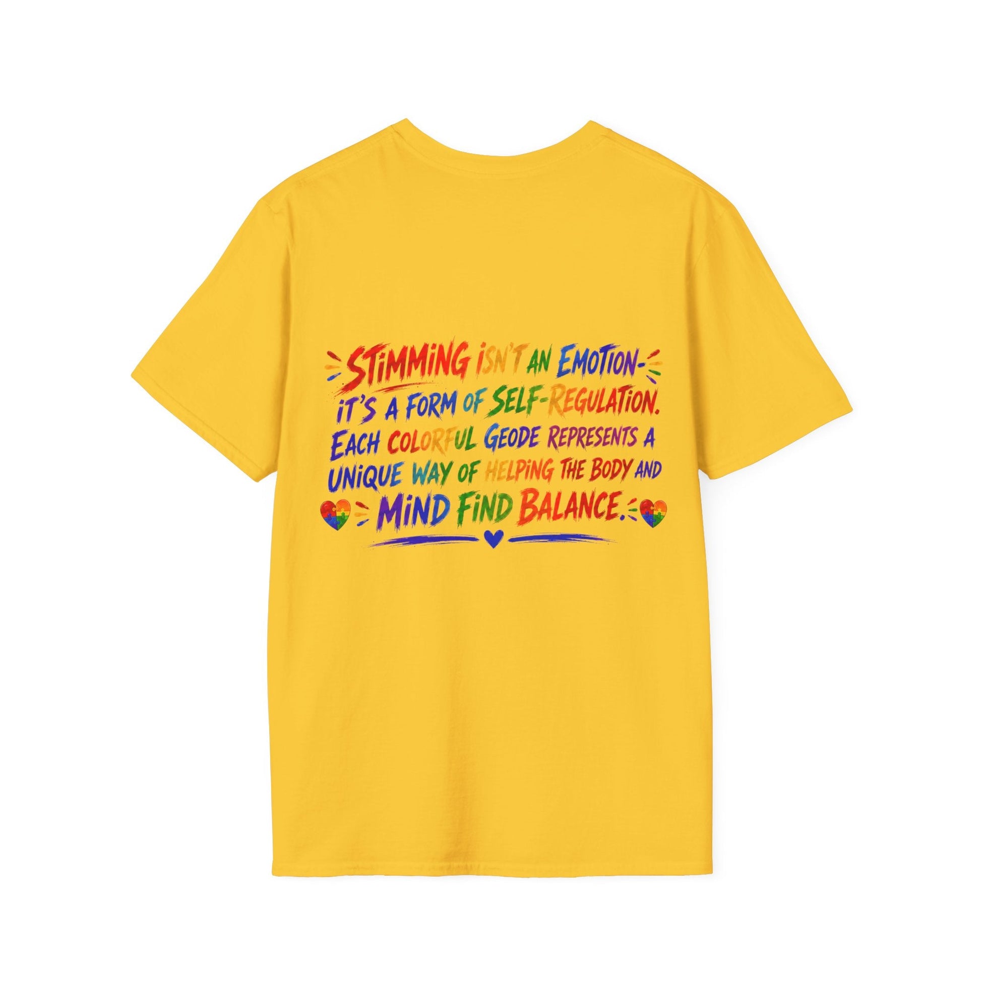 Geo Rocks the 'Tism Teen Stimming Geode "Fidget Fuel" Tee - Geo Rocks The 'Tism