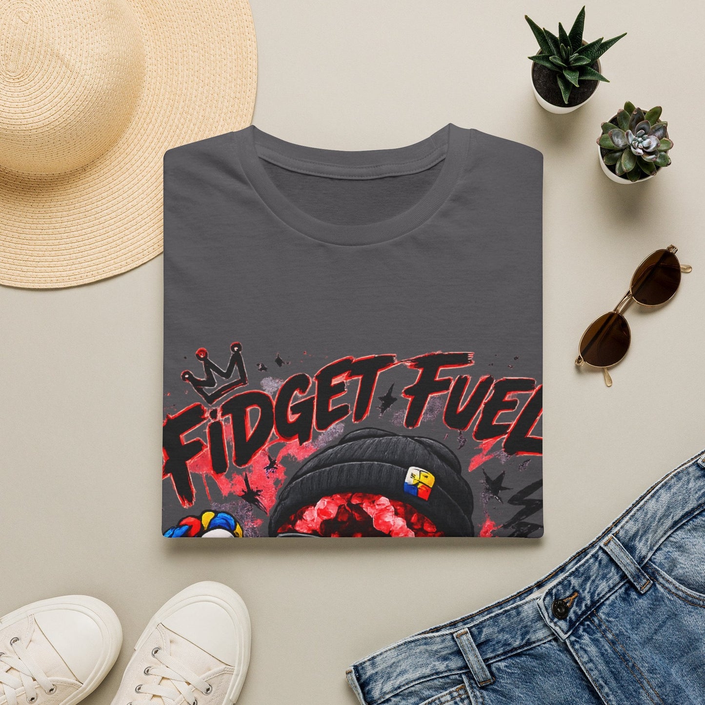 Geo Rocks the 'Tism Teen Stimming Geode "Fidget Fuel" Tee - Geo Rocks The 'Tism