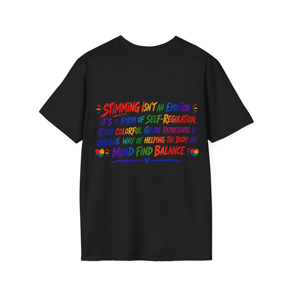 Geo Rocks the 'Tism Teen Stimming Geode "Fidget Fuel" Tee - Geo Rocks The 'Tism