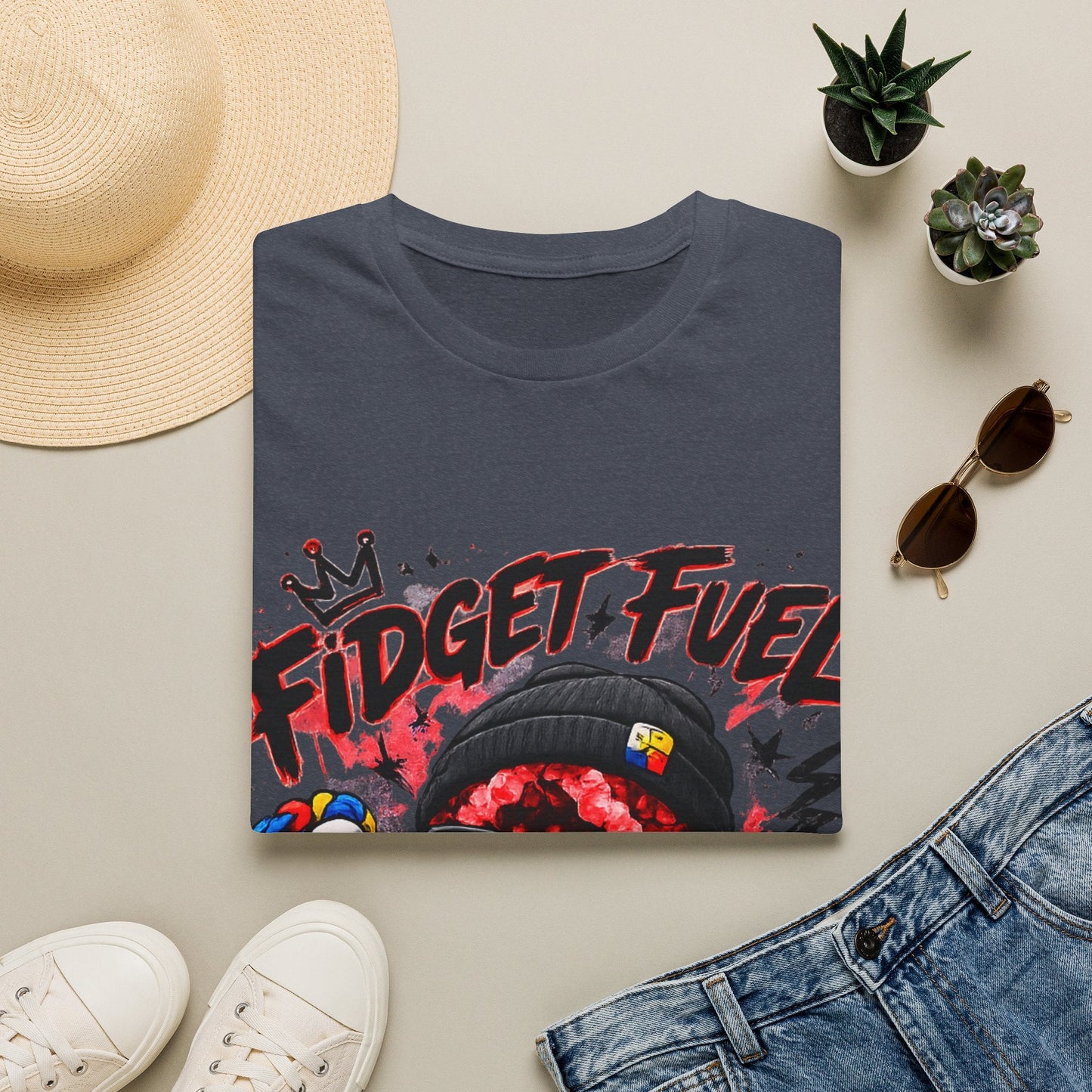 Geo Rocks the 'Tism Teen Stimming Geode "Fidget Fuel" Tee - Geo Rocks The 'Tism