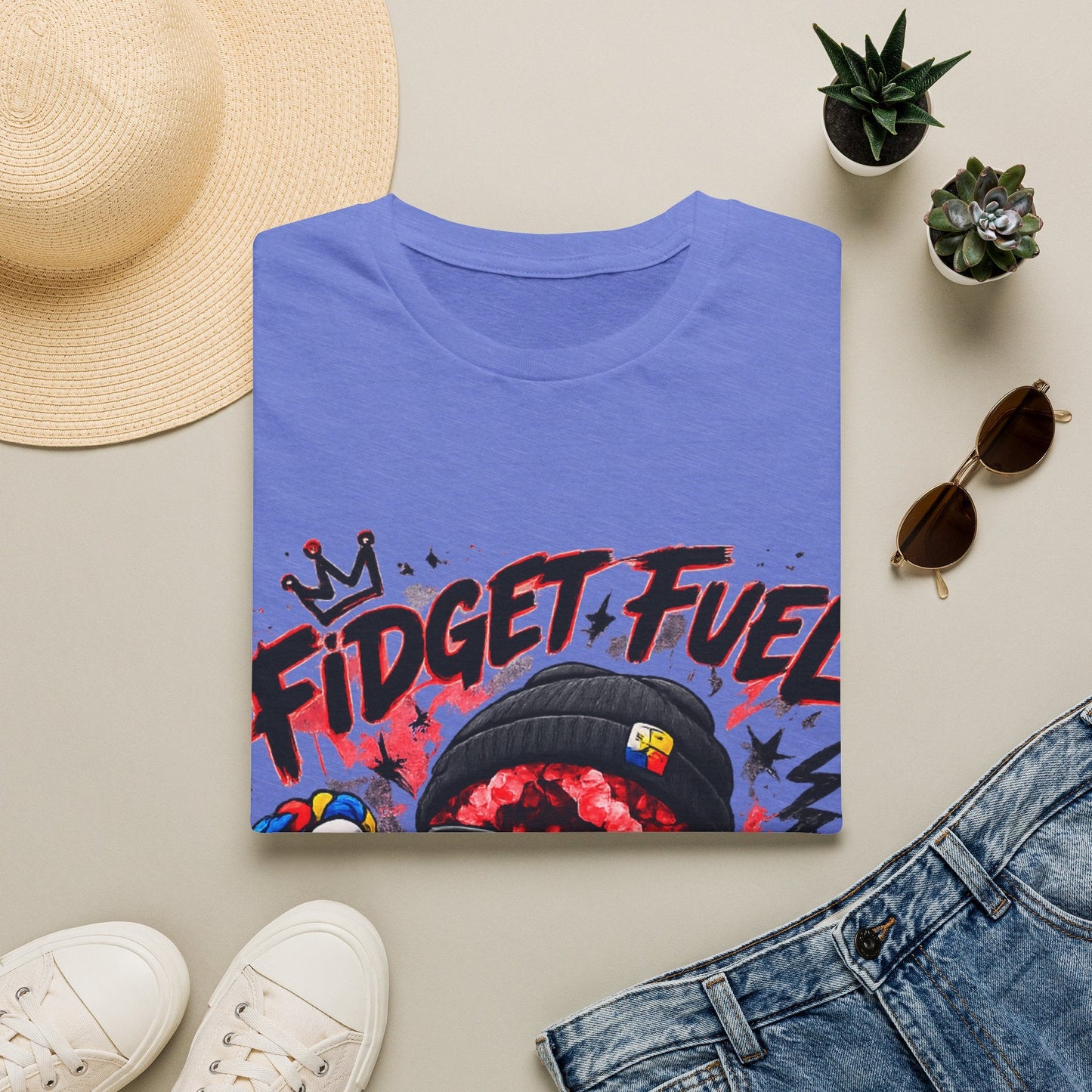 Geo Rocks the 'Tism Teen Stimming Geode "Fidget Fuel" Tee - Geo Rocks The 'Tism