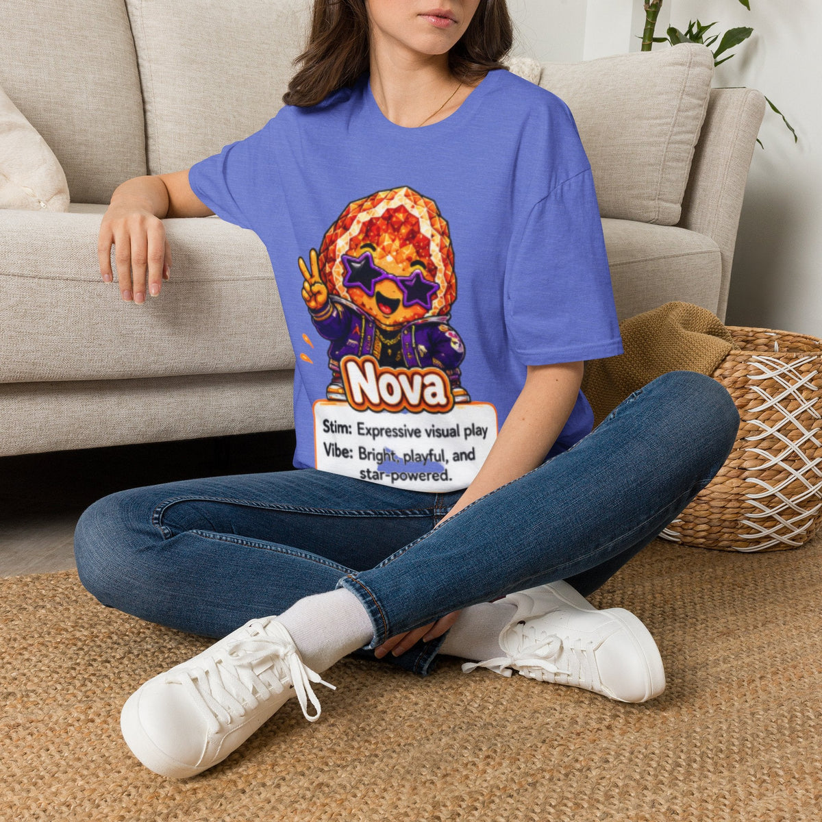 Geo Rocks the 'Tism Teen Stimming Geode "Fidget Fuel" Tee - Geo Rocks The 'Tism
