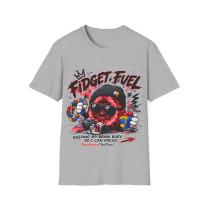 Geo Rocks the 'Tism Teen Stimming Geode "Fidget Fuel" Tee - Geo Rocks The 'Tism
