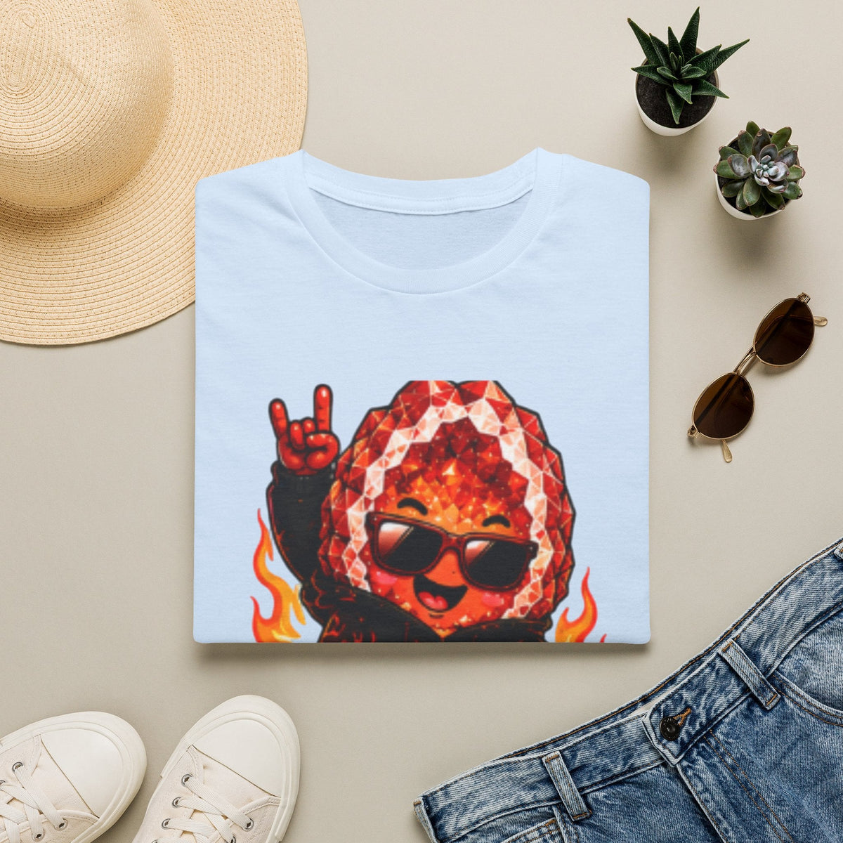 Geo Rocks the 'Tism Teen Stimming Geode "Flap It Out" Tee - Geo Rocks The 'Tism