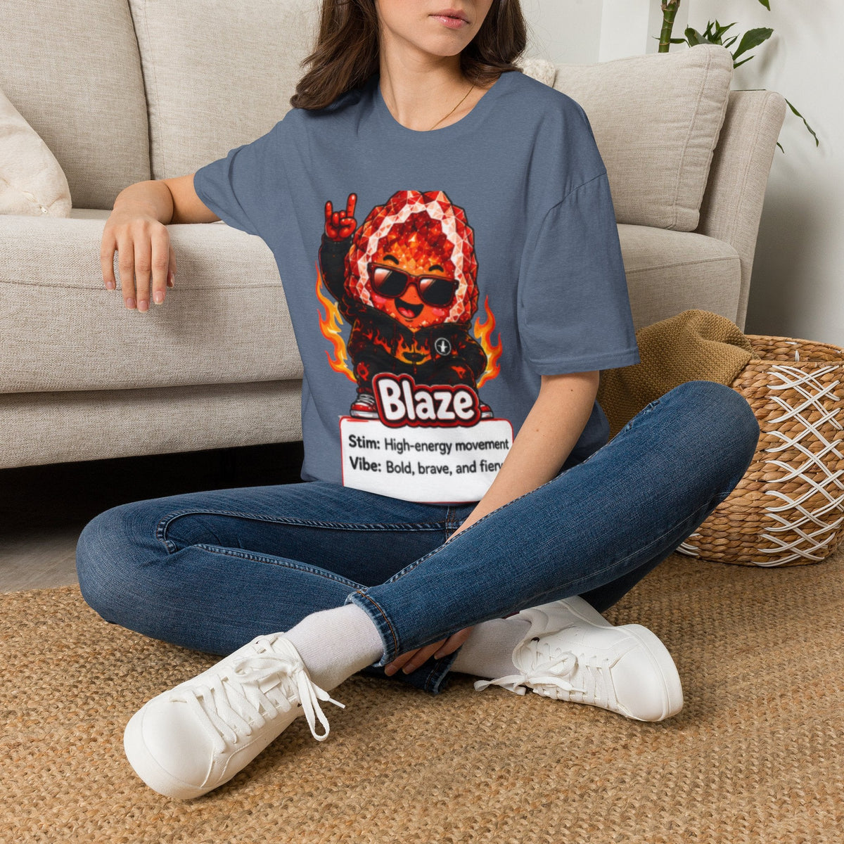 Geo Rocks the 'Tism Teen Stimming Geode "Flap It Out" Tee - Geo Rocks The 'Tism