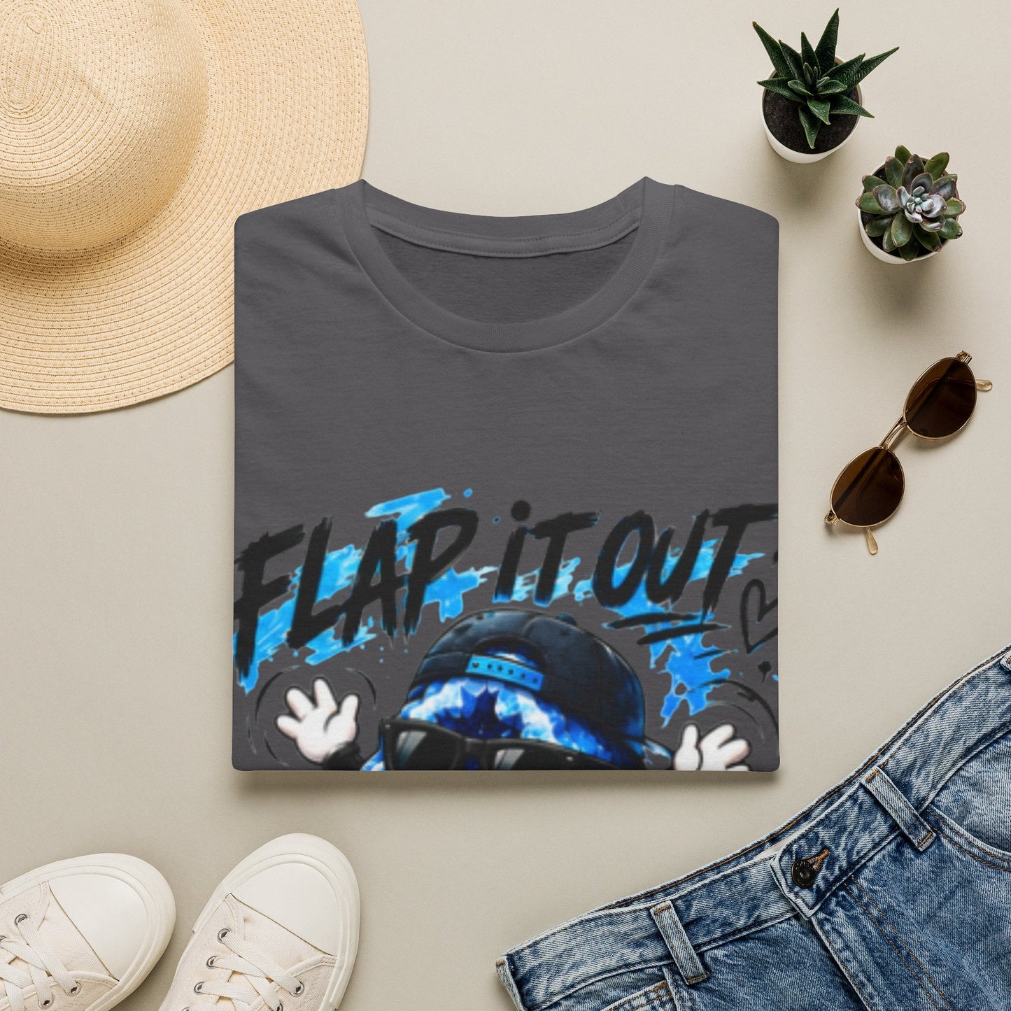 Geo Rocks the 'Tism Teen Stimming Geode "Flap It Out" Tee - Geo Rocks The 'Tism