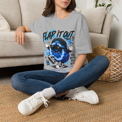 Geo Rocks the 'Tism Teen Stimming Geode "Flap It Out" Tee - Geo Rocks The 'Tism